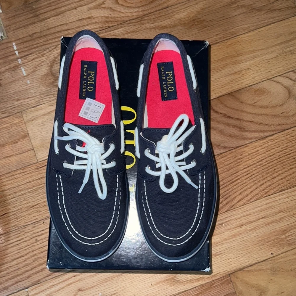 Polo RL Canvas Boat Shoes